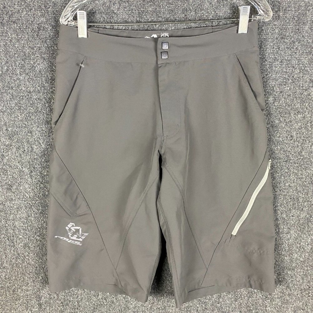 Royal Racing Shorts Men's Small Mountain 100% Polyester Gray Adults